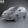 Peugeot 1007 2008 3d model