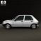 Peugeot 205 5-door 1998 3d model