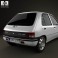 Peugeot 205 5-door 1998 3d model