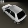 Peugeot 205 5-door 1998 3d model