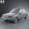 Peugeot 205 5-door 1998 3d model
