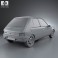 Peugeot 205 5-door 1998 3d model