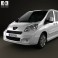 Peugeot Expert II combi L1H1 2011 3d model