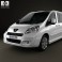 Peugeot Expert II combi L2H1 2011 3d model