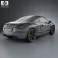 Peugeot RCZ coupe 2013 3d model