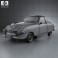 Playboy Convertible 1951 3d model