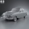 Playboy Convertible 1951 3d model