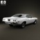 Plymouth Barracuda hardtop 1974 3d model