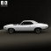 Plymouth Barracuda hardtop 1974 3d model