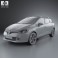 Renault Clio IV Estate 2013 3d model