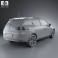Renault Clio IV Estate 2013 3d model