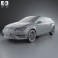Seat Leon wagon 2013 3d model