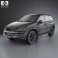 SsangYong Kyron 2011 3d model