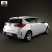 Toyota Auris hatchback 5-door 2013 3d model