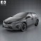 Toyota Auris hatchback 5-door 2013 3d model