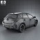 Toyota Auris hatchback 5-door 2013 3d model