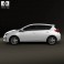 Toyota Auris hatchback 5-door 2013 3d model