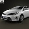 Toyota Auris hatchback 5-door 2013 3d model