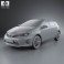 Toyota Auris hatchback 5-door 2013 3d model