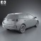 Toyota Auris hatchback 5-door 2013 3d model