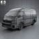 Toyota HiAce Super Long Wheel Base 2012 3d model