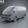 Toyota HiAce Super Long Wheel Base 2012 3d model