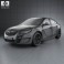 Vauxhall Insignia VXR hatchback 2012 3d model