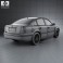 Volkswagen Passat B5 sedan 1997 3d model