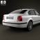 Volkswagen Passat B5 sedan 1997 3d model