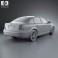 Volkswagen Passat B5 sedan 1997 3d model