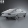 Audi 100 Coupe S 1970 3d model