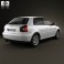 Audi A3 (8L) 3-door 2003 3d model