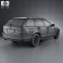 BMW 3 Series touring (E46) 2001 3d model
