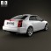 Cadillac BLS sedan 2009 3d model
