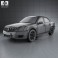Cadillac BLS sedan 2009 3d model