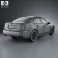 Cadillac BLS sedan 2009 3d model