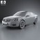 Cadillac BLS sedan 2009 3d model