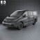 Fiat Scudo Combi L2H1 2011 3d model