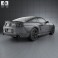 Ford Mustang 5.0 GT 2012 3d model