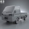 Honda Acty (Vamos) Truck 2012 3d model