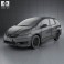 Honda Fit (Jazz) Shuttle 2012 3d model