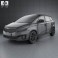 Kia Carens (Rondo) 2013 3d model
