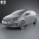 Kia Carens (Rondo) 2013 3d model