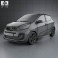 Kia Picanto (Morning) 3-door 2012 3d model