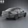Mercedes-Benz C-class (W203) sedan 2005 3d model