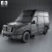 Nissan NV Cargo Van High Roof 2013 3d model