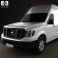 Nissan NV Cargo Van High Roof 2013 3d model