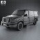 Nissan NV Cargo Van Standard Roof 2013 3d model