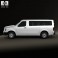 Nissan NV Passenger Van Standard Roof 2013 3d model