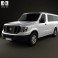 Nissan NV Passenger Van Standard Roof 2013 3d model